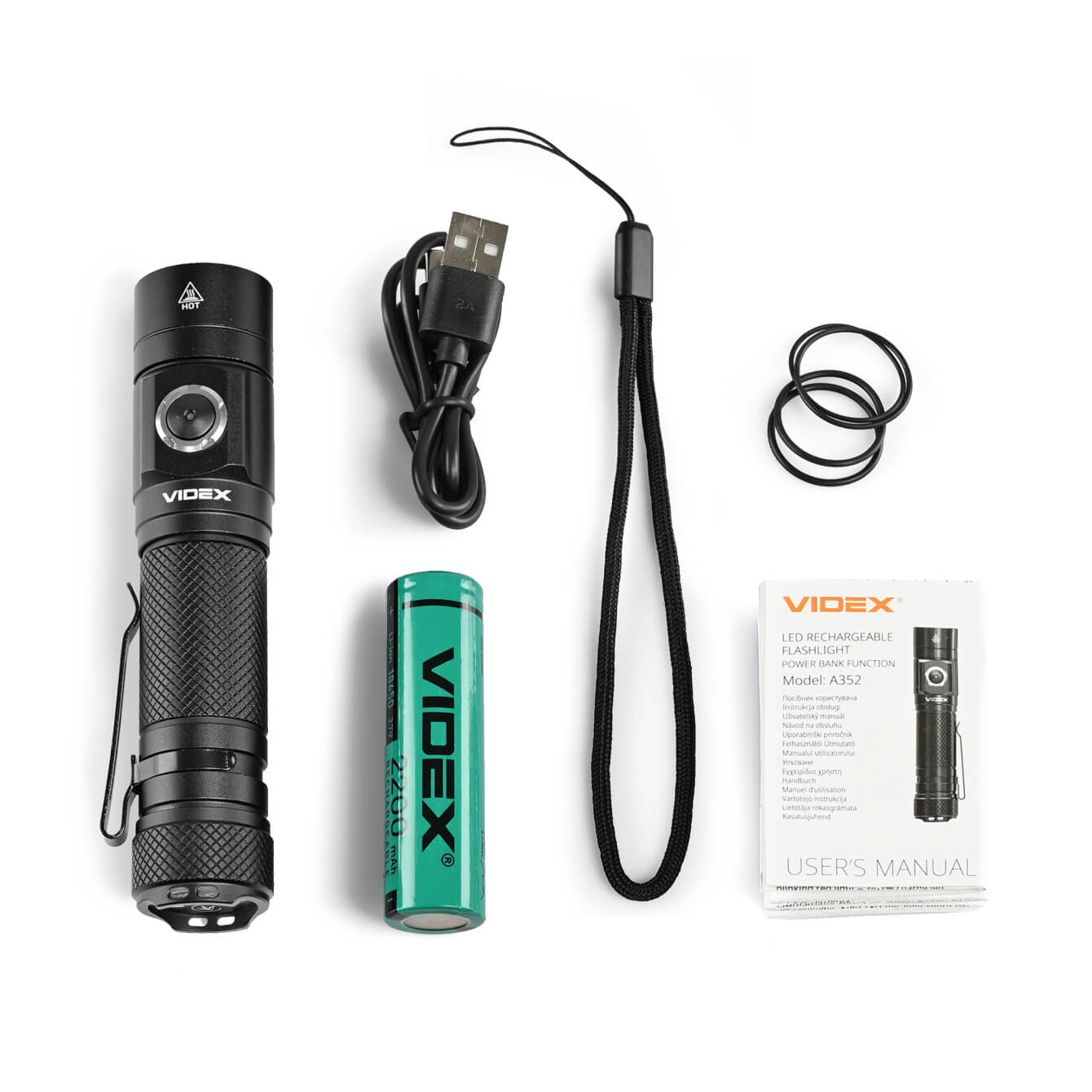 Фонарь VIDEX VLF-A352 600Lm 5000K Фото 2